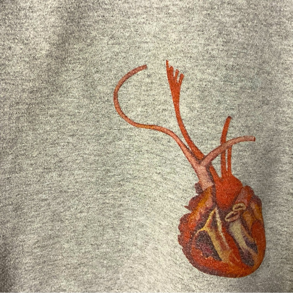 Frida Kahlo Unisex Small Heart Sweatshirt